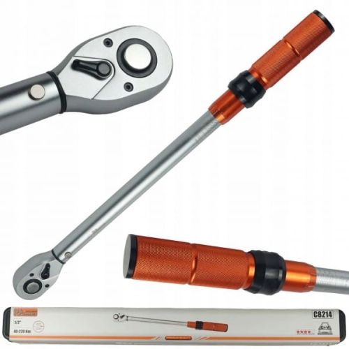 RICHMANN KLUCZ DYNAMOMETRYCZNY DWUKIERUNKOWY 40-220NM 1/2 KALIBRACJA C8214