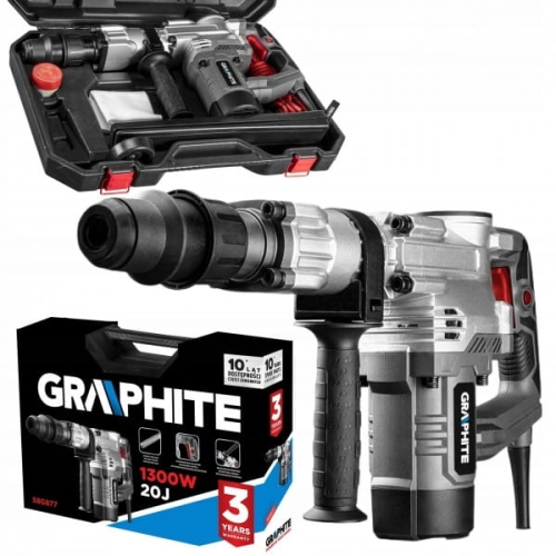 GRAPHITE MŁOT WYBURZENIOWY SDS MAX 1300W 58G877