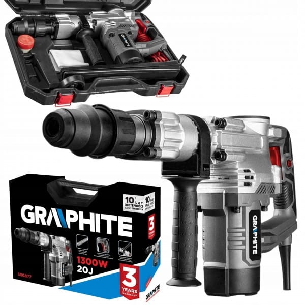 GRAPHITE MŁOT WYBURZENIOWY SDS MAX 1300W 58G877