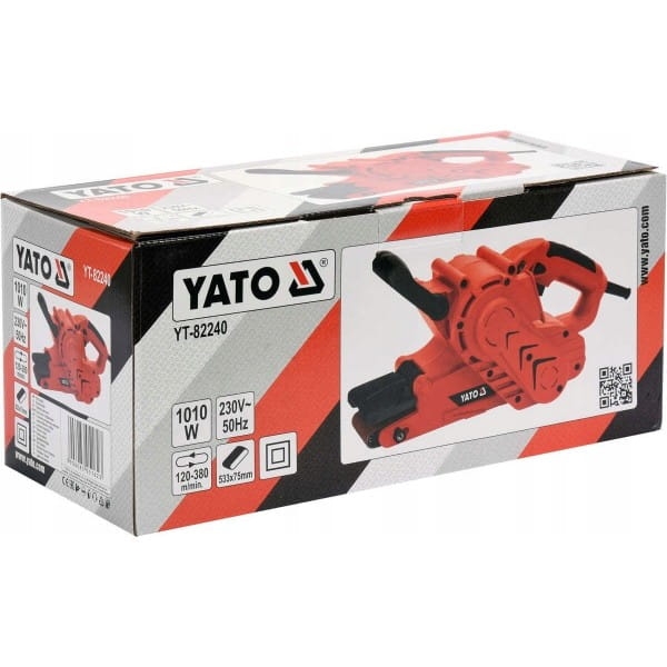 YATO SZLIFIERKA WIELOFUNKCYJNA TAŚMOWA LEKKA 1010W UCHYLNA OSŁONA YT-82240