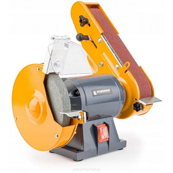 POWERMAT SZLIFIERKA STOŁOWA KAMIENIOWA TAŚMOWA 1850W PM-SS-1850M-2W1 TAŚMA