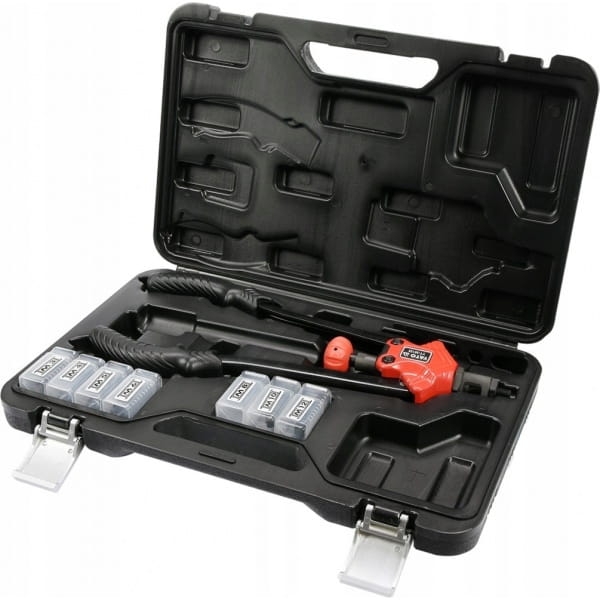YATO ZESTAW KOMPLET NITOWNICA RĘCZNA +NITONAKRĘTKI M3-M12 150 SZT. YT-36128