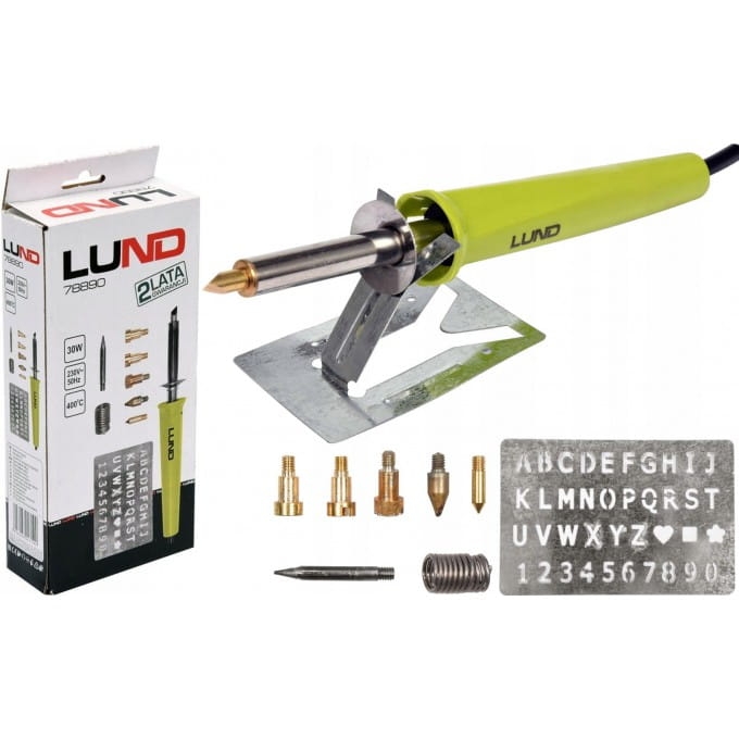 LUTOWNICA 30W WYPALARKA DO DREWNA PIROGRAF 11el.