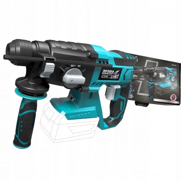 DEDRA MŁOTOWIERTARKA UDAROWA AKUMULATOROWA MŁOT 18V 1,8J SAS+ALL DED7048