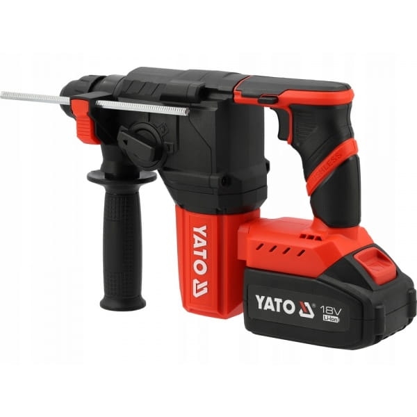 YATO MŁOTOWIERTARKA MŁOT SDS PLUS BEZSZCZOTKOWA 2X4AH ŁAD WALIZKA YT-827722