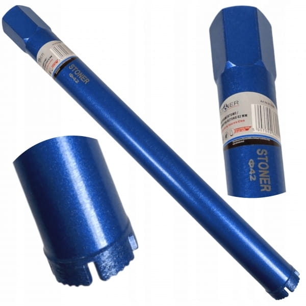 OTWORNICA DIAMENTOWA 42MM 450MM WIERTŁO KORONOWE DO BETONU STONER S12181