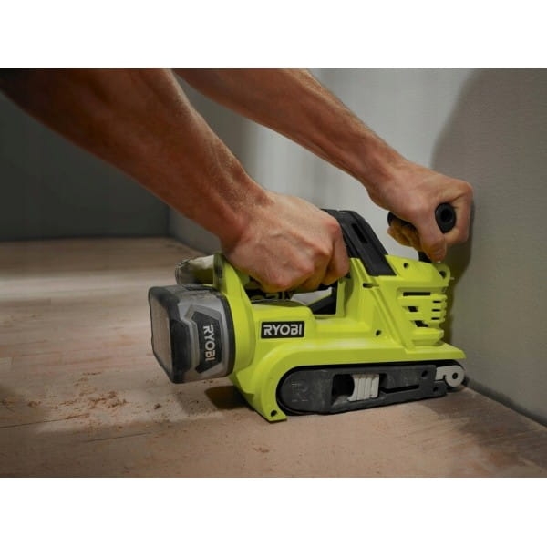 RYOBI SZLIFIERKA TAŚMOWA AKUMULATOROWA 18V R18BS-0 ONE+ WOREK NA PYŁ TAŚMY