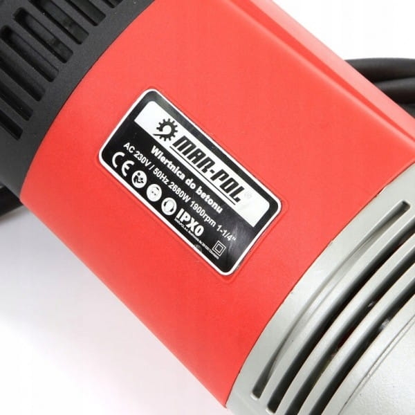 WIERTNICA OTWORNICA DO BETONU 160MM 2680W 1-14" 1900RPM DIAMENTOWA +STATYW