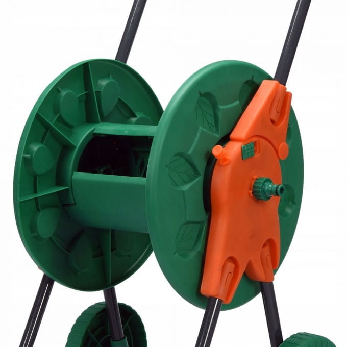 STOJAK NA WĄŻ WÓZEK OGRODOWY 60m BĘBEN ZWIJACZ