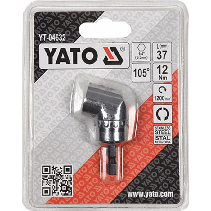 YATO ADAPTER KĄTOWY PRZYSTAWKA UCHWYT NA WKRĘTARKĘ