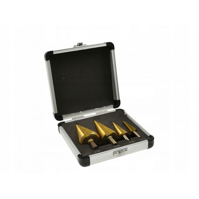 ZESTAW WIERTŁO STOPNIOWE STOŻKOWE TYTAN 4-39mm 4el