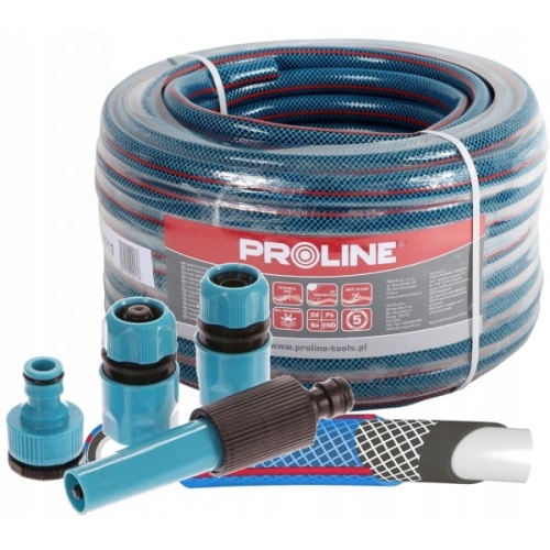 PROLINE WĄŻ OGRODOWY 3/4'' 50M +ZŁĄCZKI ZRASZACZ
