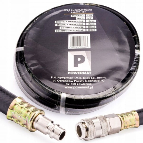 POWERMAT WĄŻ PNEUMATYCZNY 10 X 17 MM / 15M 20BAR PM-WP-15T