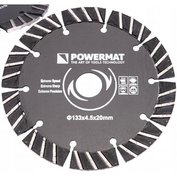 TARCZA DIAMENTOWA DO BRUZDOWNICY PIŁA 133 MM BETON PM-TDB-133x4,5x20 PM1009