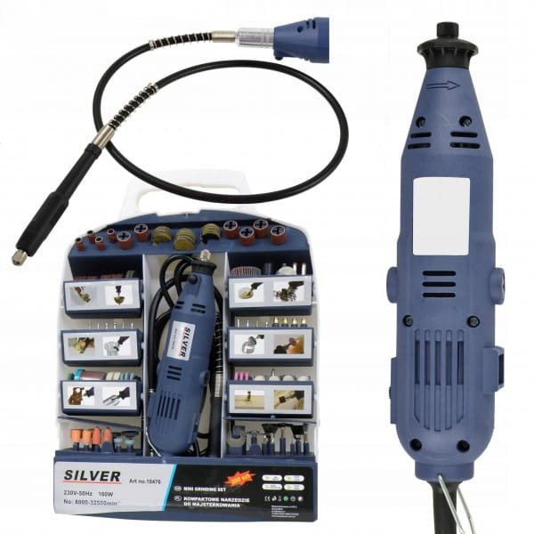 WIERTARKO-SZLIFIERKA PRECYZYJNA WIELOFUNKCYJNA 160W 230V AKCESORIA 300 EL