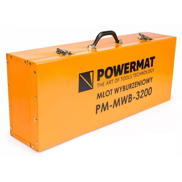 POWERMAT MŁOT UDAROWY WYBURZENIOWY HEX SDS 3200W 50J WALIZKA PM-MWB-3200