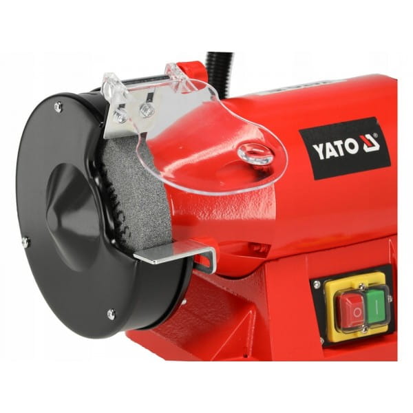 YATO SZLIFIERKA STOŁOWA YATO DWUTARCZOWA KAMIENIOWA 520W 150X32MM PODWÓJNA