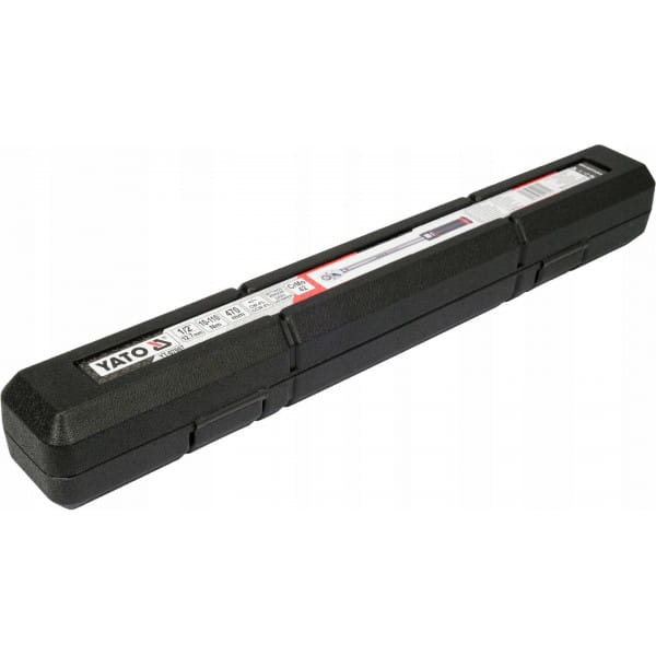 YATO KLUCZ DYNAMOMETRYCZNY 1/2'' 10-110NM 72 ZĘBY 470MM W WALIZCE YT-07607