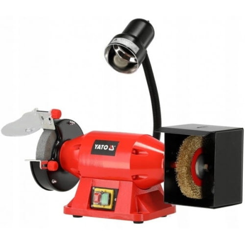 YATO SZLIFIERKA STOŁOWA YATO DWUTARCZOWA KAMIENIOWA 520W 150X32MM PODWÓJNA