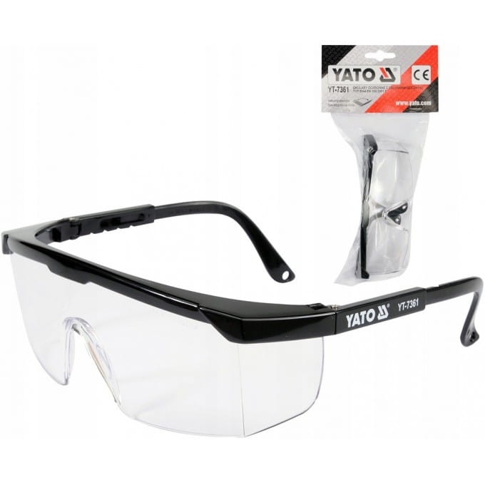 OKULARY OCHRONNE PRZECIWODPRYSKOWE GOGLE BHP YATO