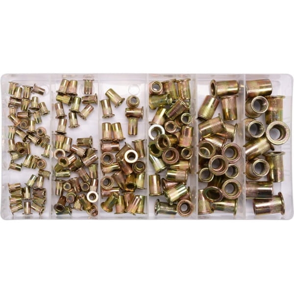 YATO ZESTAW KOMPLET NITOWNICA RĘCZNA +NITONAKRĘTKI M3-M12 150 SZT. YT-36128