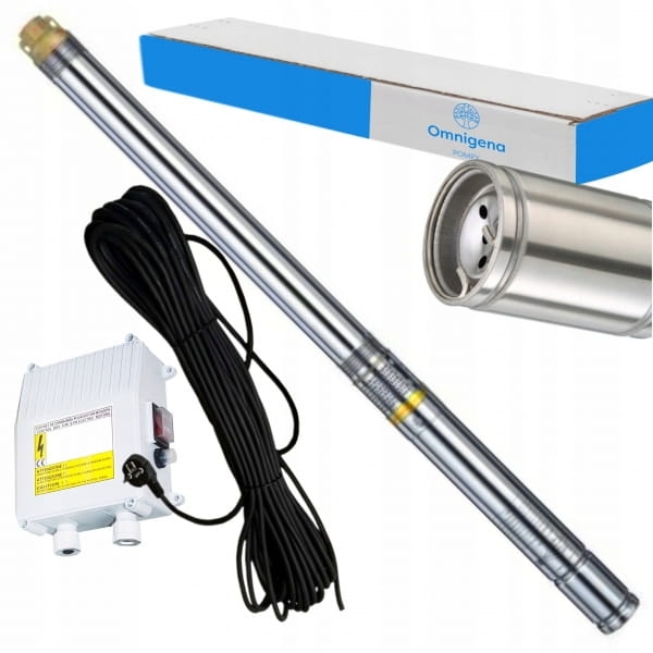 OMNIGENA 3B36 1,5KW POMPA GŁĘBINOWA 3" 4200L/H 230V PUSZKA ROZ +KABEL 20 M