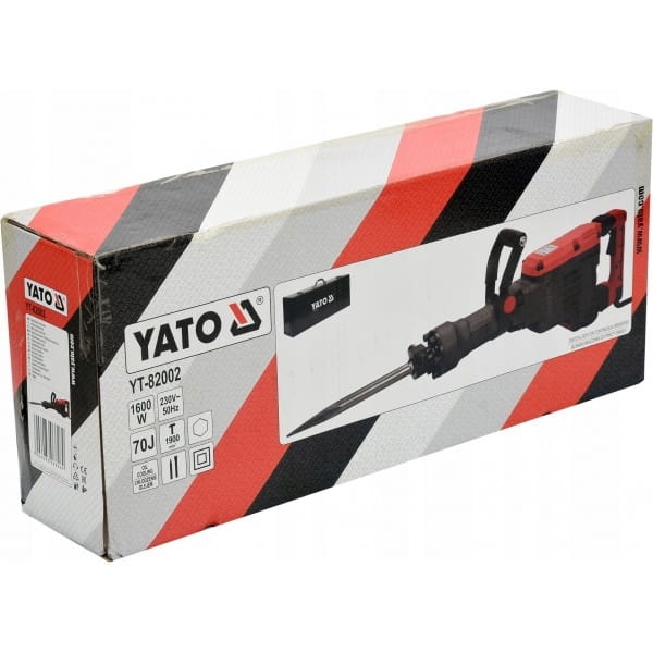 YATO MŁOT WYBURZENIOWY 70J CHŁODZONY OLEJEM YT-82002 HEX 1600W BETON ŻELBET