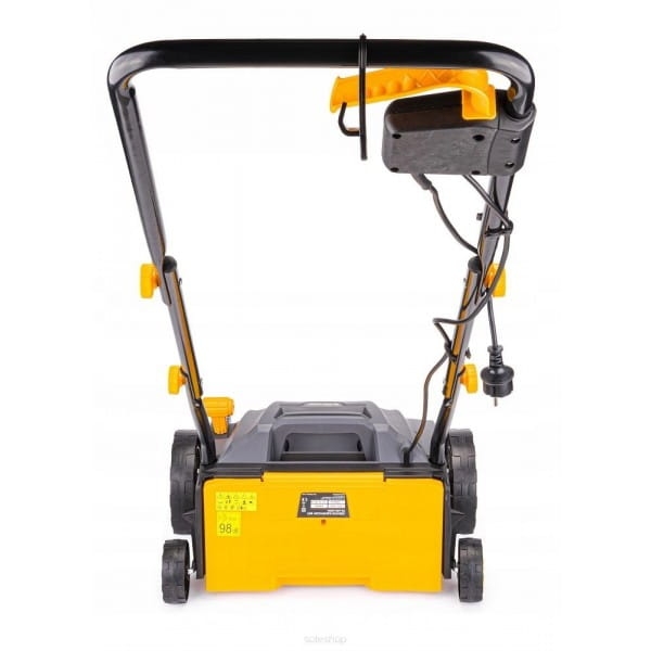 AERATOR WERTYKULATOR ELEKTRYCZNY Z KOSZEM 3W1 2550W WERTYKULACJA 38CM WAŁKI