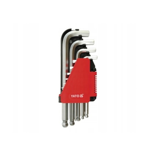 YATO - KLUCZE IMBUSOWE HEX KULKA 2-12 MM 10 CZ.