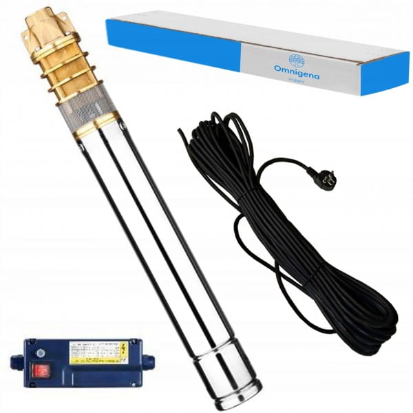 OMNIGENA POMPA GŁĘBINOWA 1100W SKM 150 PREMIUM 3" 230V +PUSZKA KABEL 15M