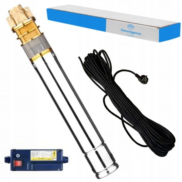 OMNIGENA POMPA GŁĘBINOWA 750W SKM 100 PREMIUM 3" 230V +PUSZKA KABEL 15M