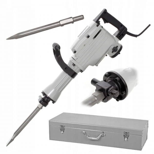 MŁOT UDAROWY KUJĄCY 3000W 55J +DŁUTO PRZECINAK WALIZKA KRAFT&amp;DELE KD1507