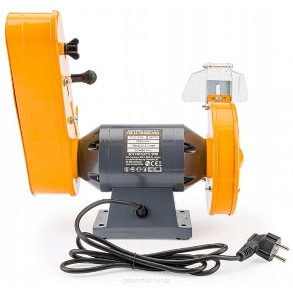POWERMAT SZLIFIERKA STOŁOWA KAMIENIOWA TAŚMOWA 1850W PM-SS-1850M-2W1 TAŚMA