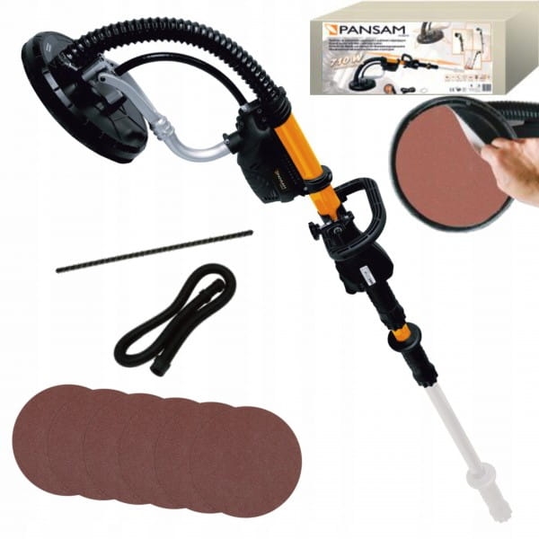 PANSAM SZLIFIERKA ŻYRAFA DO GIPSU GŁADZI ŚCIAN TYNKÓW ZACIERACZKA 710W