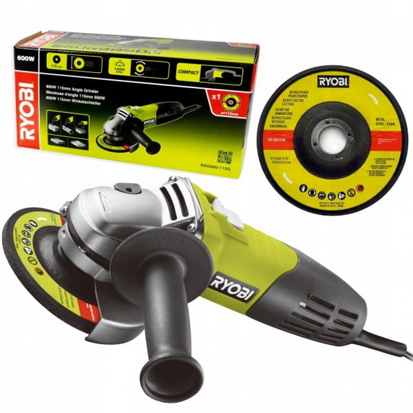 RYOBI RAG600-115G SZLIFIERKA KĄTOWA 600W 115MM