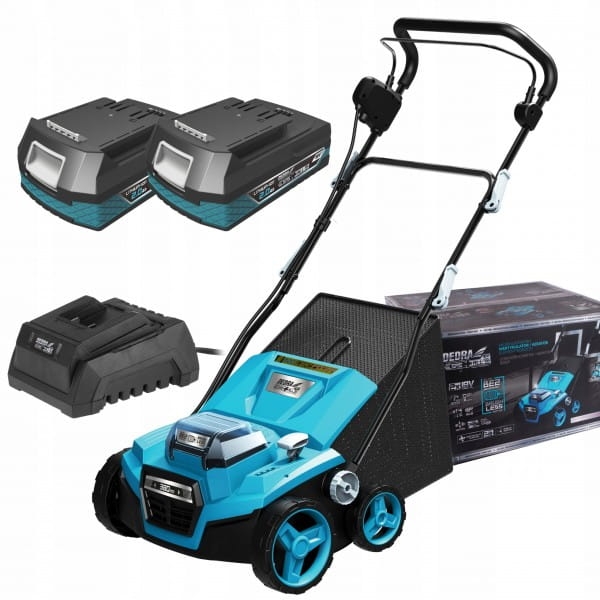 DEDRA WERTYKULATOR AERATOR 18V BEZSZCZOTKOWY 2X2AH