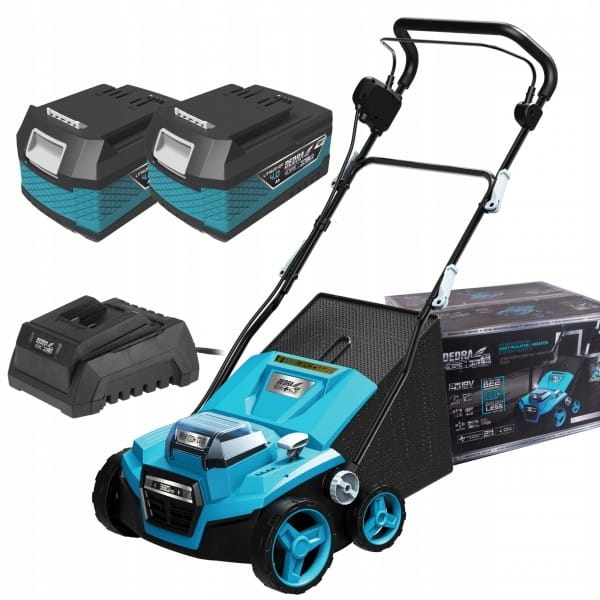 DEDRA WERTYKULATOR AERATOR 18V BEZSZCZOTKOWY 2X4AH