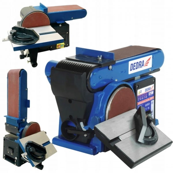 DEDRA SZLIFIERKA TAŚMOWA TALERZOWA STOŁOWA CZOŁOWA