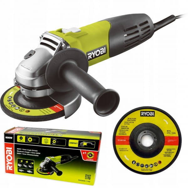 RYOBI RAG600-115G SZLIFIERKA KĄTOWA 600W 115MM