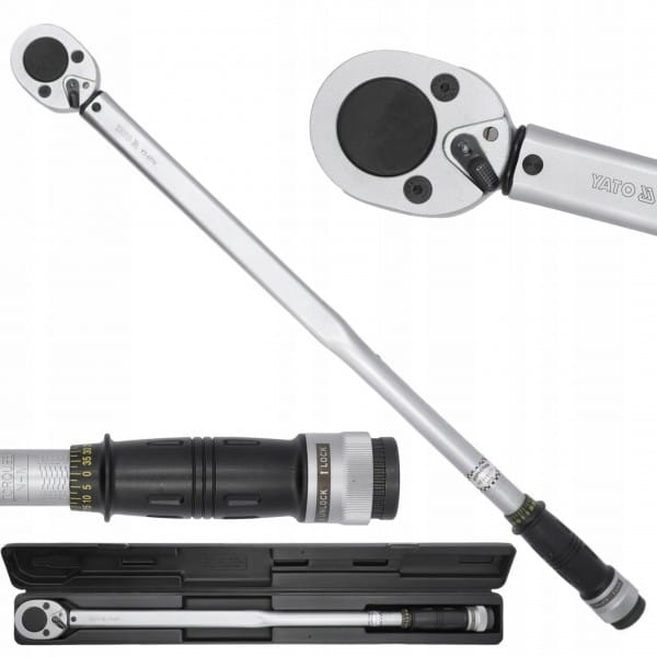 YATO KLUCZ DYNAMOMETRYCZNY 3/4'' 845-860 MM 100-500 NM WALIZKA CERTYFIKAT