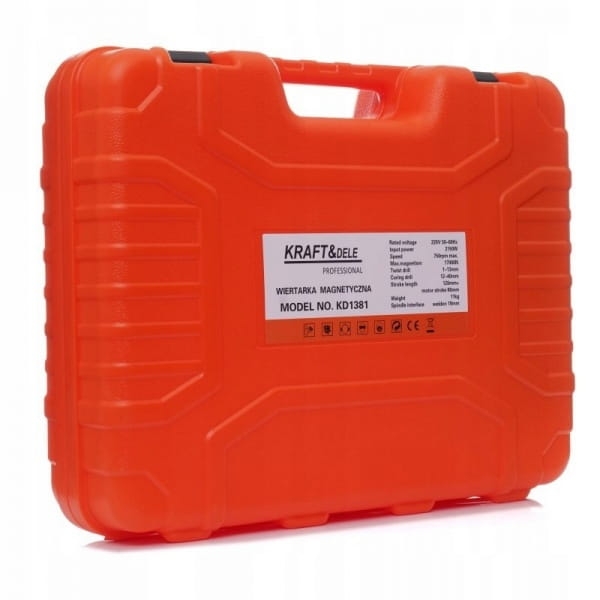 KRAFT WIERTARKA STOŁOWA MAGNETYCZNA PIONOWA 2150W 1700N 13MM WELDON 19MM