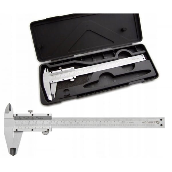 STALOWA SUWMIARKA 155mm METRY CALE ANALOGOWA ETUI