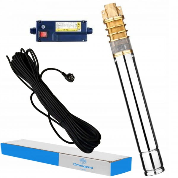 OMNIGENA POMPA GŁĘBINOWA 1100W SKM 150 PREMIUM 3" 230V +PUSZKA KABEL 15M