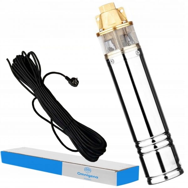 OMNIGENA POMPA GŁĘBINOWA 1100W SKM 150 4" 230V Z KONDENSATOREM KABEL 15M