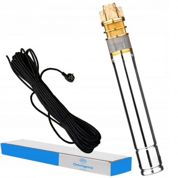 OMNIGENA POMPA GŁĘBINOWA 750W SKM 100 PREMIUM 3" 230V KONDENSATOR KABEL 15M