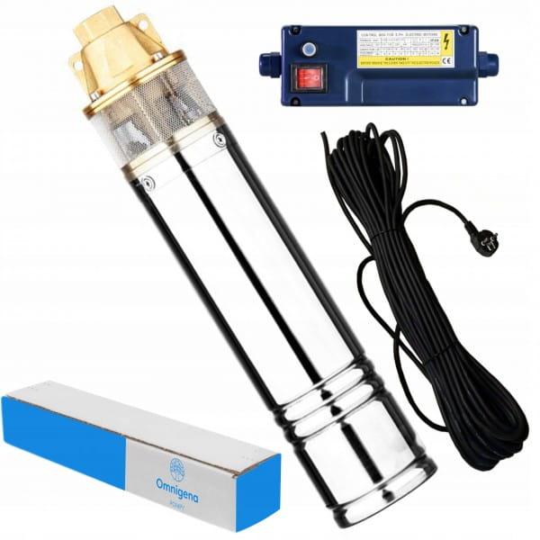 OMNIGENA POMPA GŁĘBINOWA SKM 100 4" 750W 230V IP 68 +PUSZKA 15M KABLA