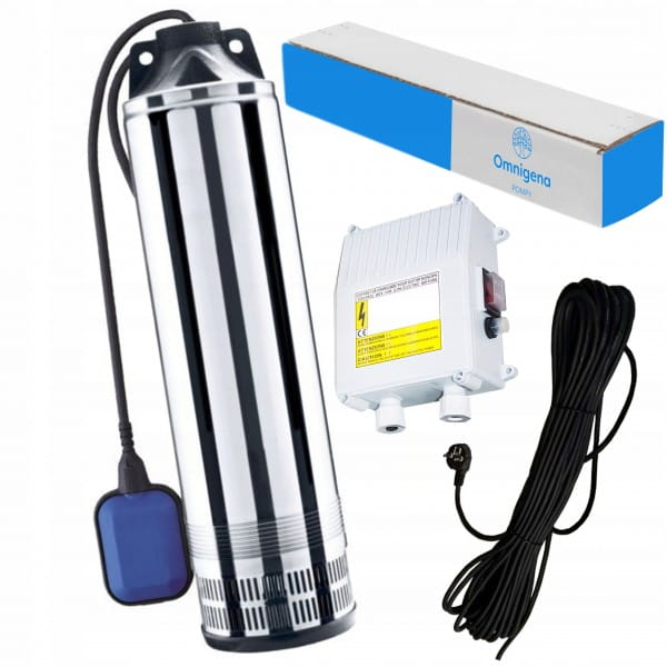 OMNIGENA POMPA GŁĘBINOWA OMNITECH 2200 6" 2200W 230V +PUSZKA 10M KABEL