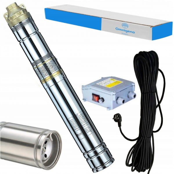 OMNIGENA POMPA GŁĘBINOWA EVJ 4"1,5-120-1,1 230V 1100W 2100 L/H KABEL 19M