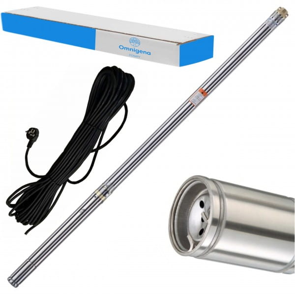 OMNIGENA POMPA GŁĘBINOWA 2B40 370W 230V KONDENSATOR WK +KABEL 20M