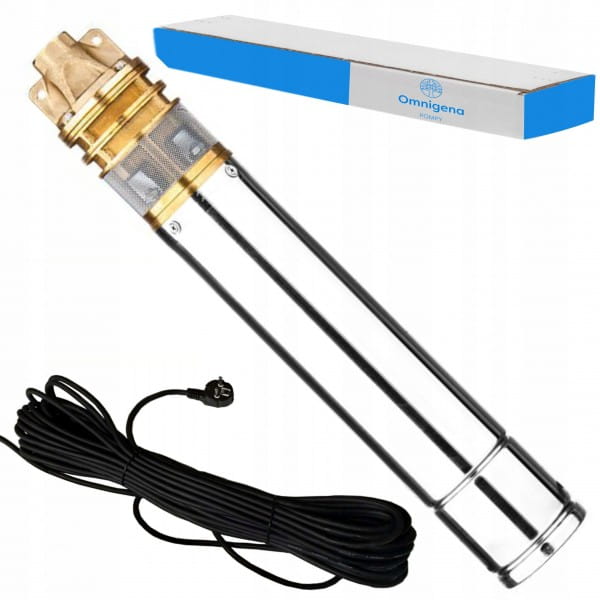 OMNIGENA POMPA GŁĘBINOWA 1500W SKM 200 4" 230V KONDENSATOR KABEL 15M